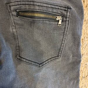 Black boys biker jeans